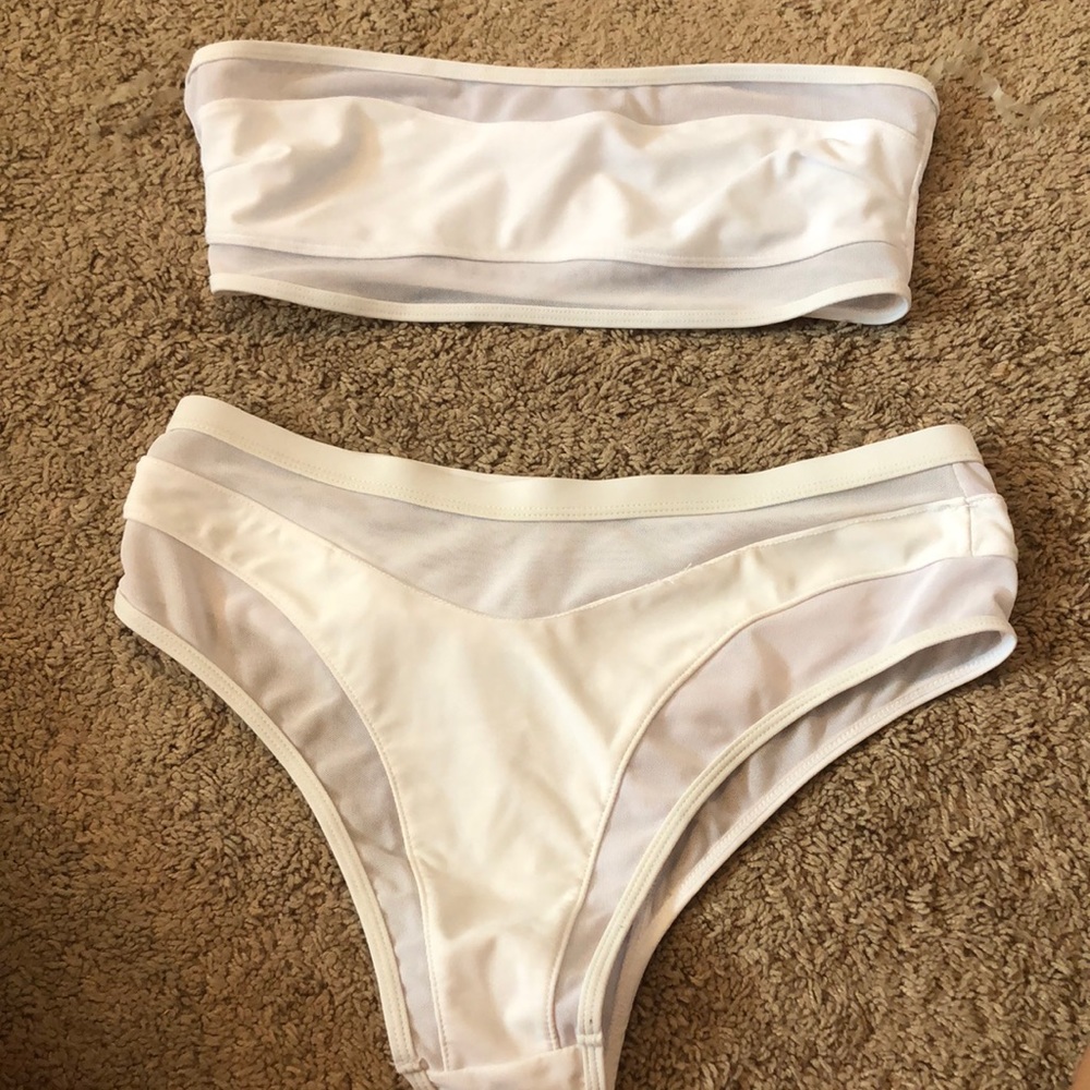 White bikini